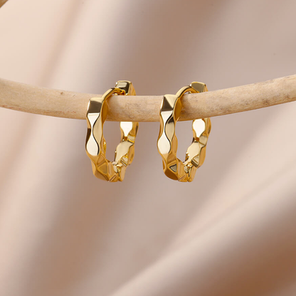 Gold Hoop Earrings