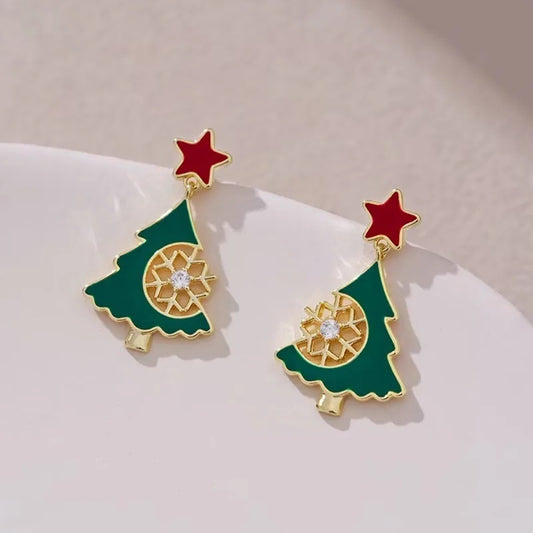 Christmas Tree Earrings