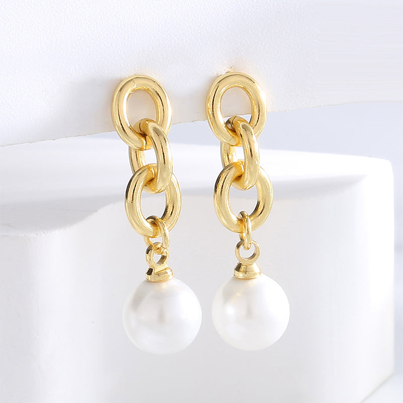 Pearl Drop Earrings